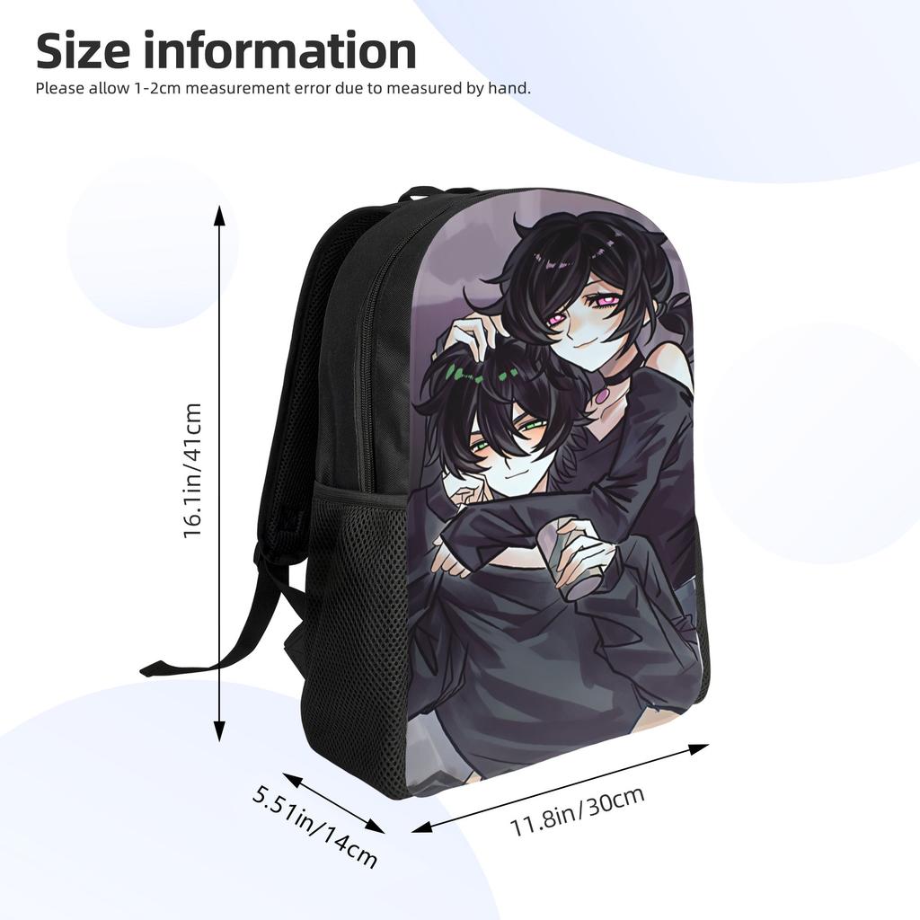 Personaggi del Gioco Andy E Leyley Zaino Unisex Zaino da Trekking in Poliestere Grande Estetico Zaini per Scuola Superiore Rucksack