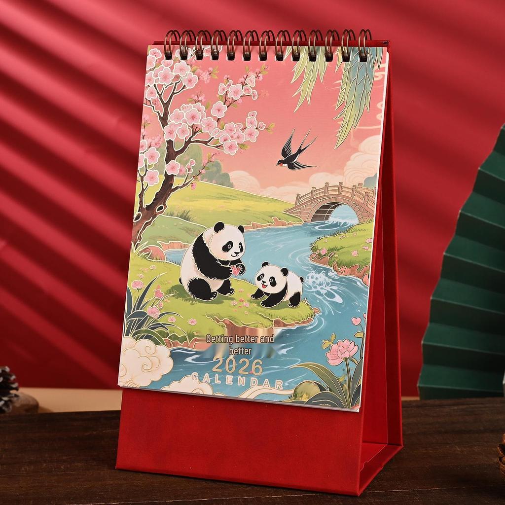 2026 Year of the Horse Creative Chinese Style Desktop Ornament Calendar