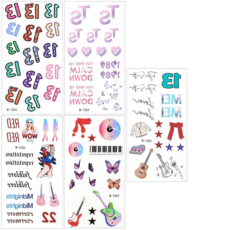Cartoon Tattoo Stickers Children'S Party Waterproof Tattoo Stickers Ins Wind 3D Cute