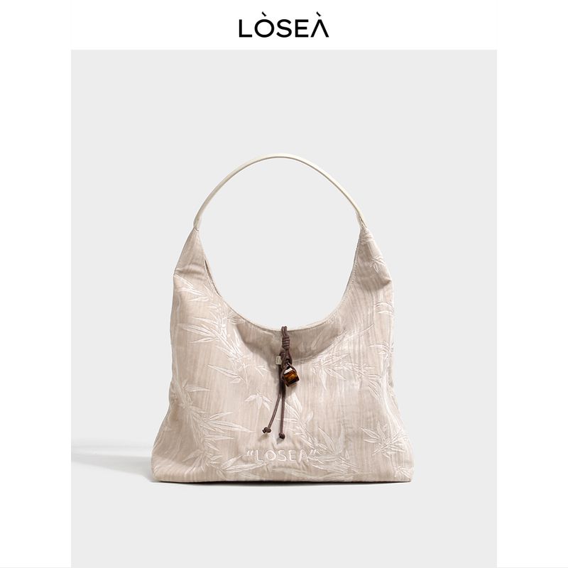 

Losea Original Retro Shoulder Tote Bag Light apricot