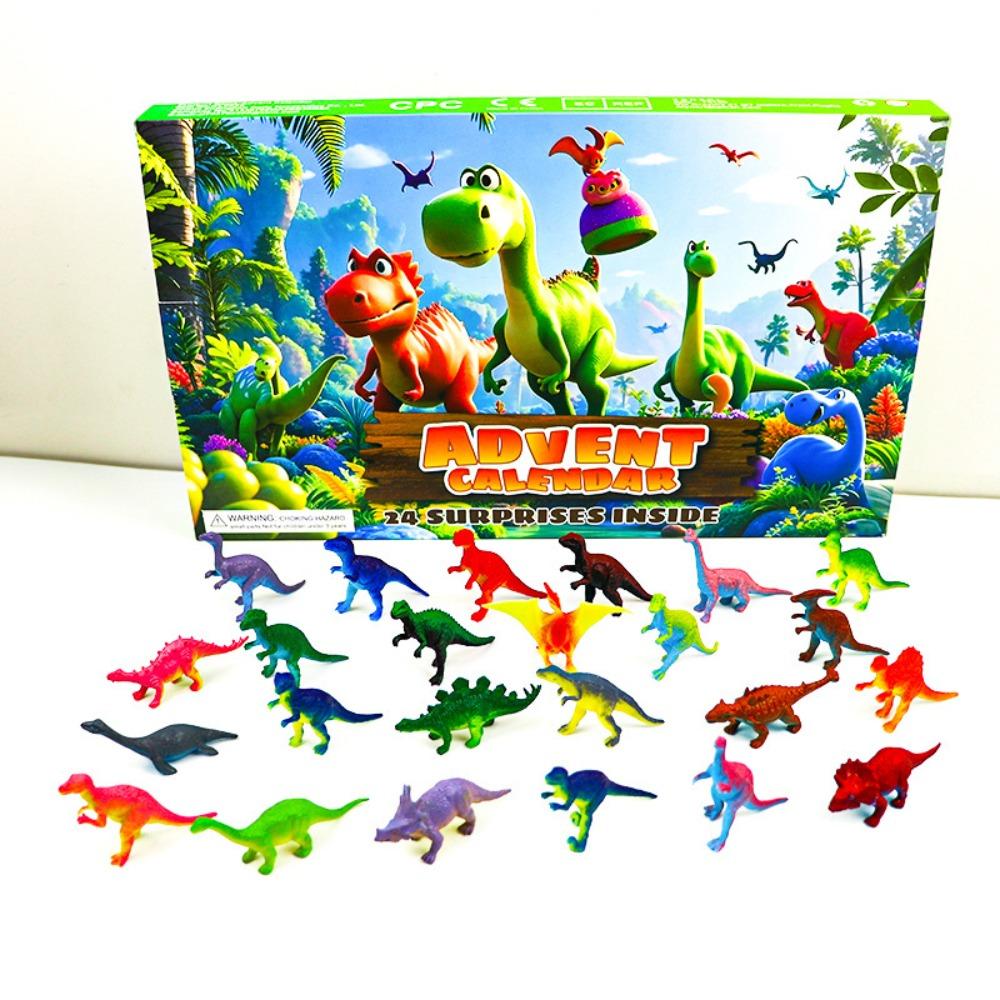 Christmas 24-grid Holiday Arrival Dinosaur Gifts 24-day Digital Countdown Calendar