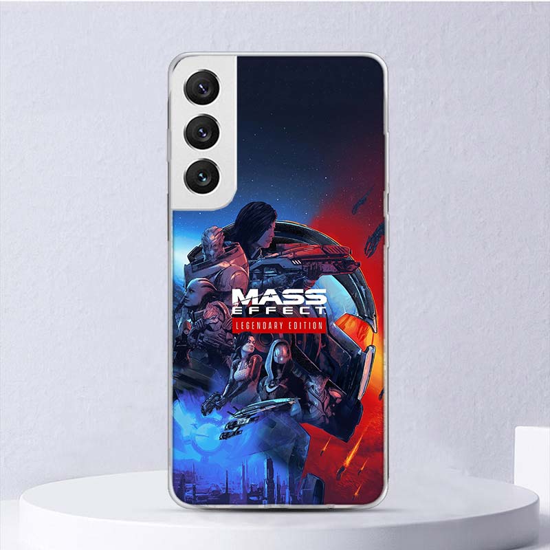 N7 Mass Effect Soft Case For Samsung Galaxy S25 S24 S23 S22 Ultra Phone Cover S21 S20 FE S10 Plus S25Edge + Funda Coque