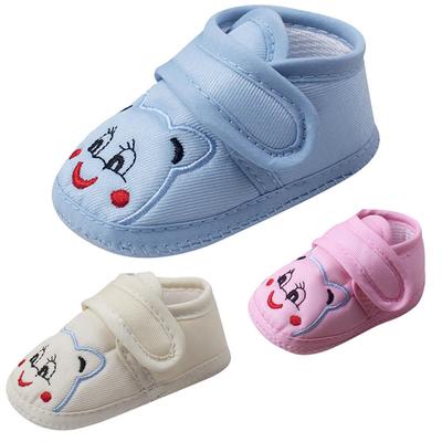 ,Blue,13cm 0-2 Years Old First Walker Winter Childrens Boots Soft Bottom Shoes Newborn Baby Toddler Lacing Plush Shoes