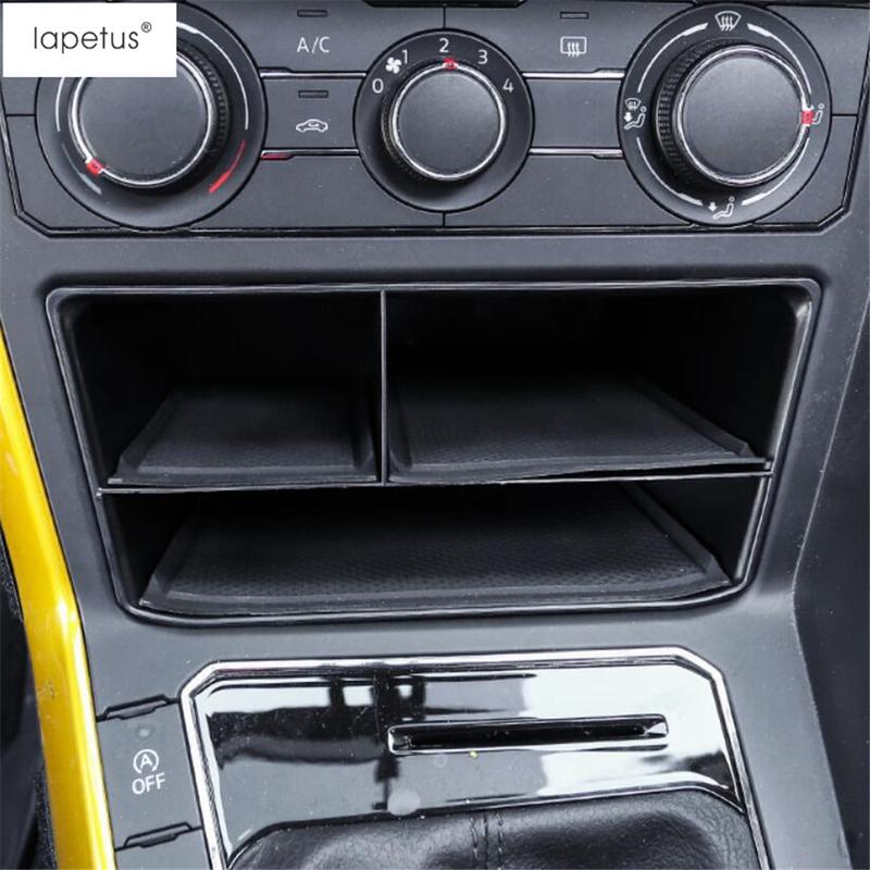 Central Console Container Armrest Storage Box Glove Phone Holder Tray Interior Accessories For VW Volkswagen Polo  -