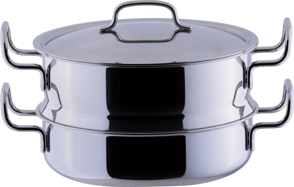 Miyazaki Seisakusho GEO Steamer Made in IH Compatible with All Heat 7 Layer 15 Year Warranty Pot, 28cm, Japan, Compatible, Sources, Structure, GEO-28M