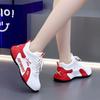 Modedesigner Damen Sneaker Mode Leder Freizeitschuh Schnürschuhe Plateauschuhe für Damen Outdoor Leichte Laufschuhe Zapatos Mujer