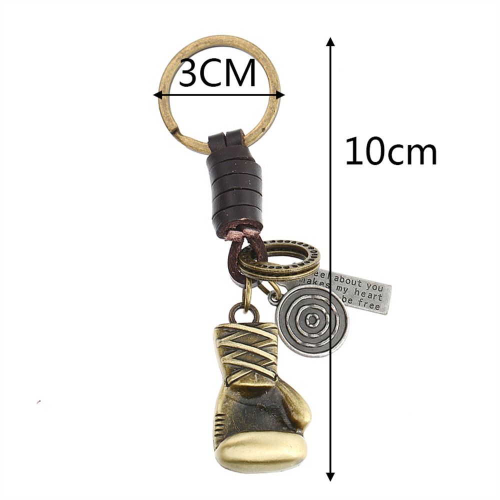 Pendant Packaging Decoration Boxing Gloves Keychains Punk Boxing Gloves Gift Souvenir Keys Holder