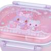 Sanrio (SANRIO) Sanrio Lunch Box for Children, 360ml, Antibacterial, Microwave, Dishwasher, and Dryer Safe, with Name Sticker, Made In Japan