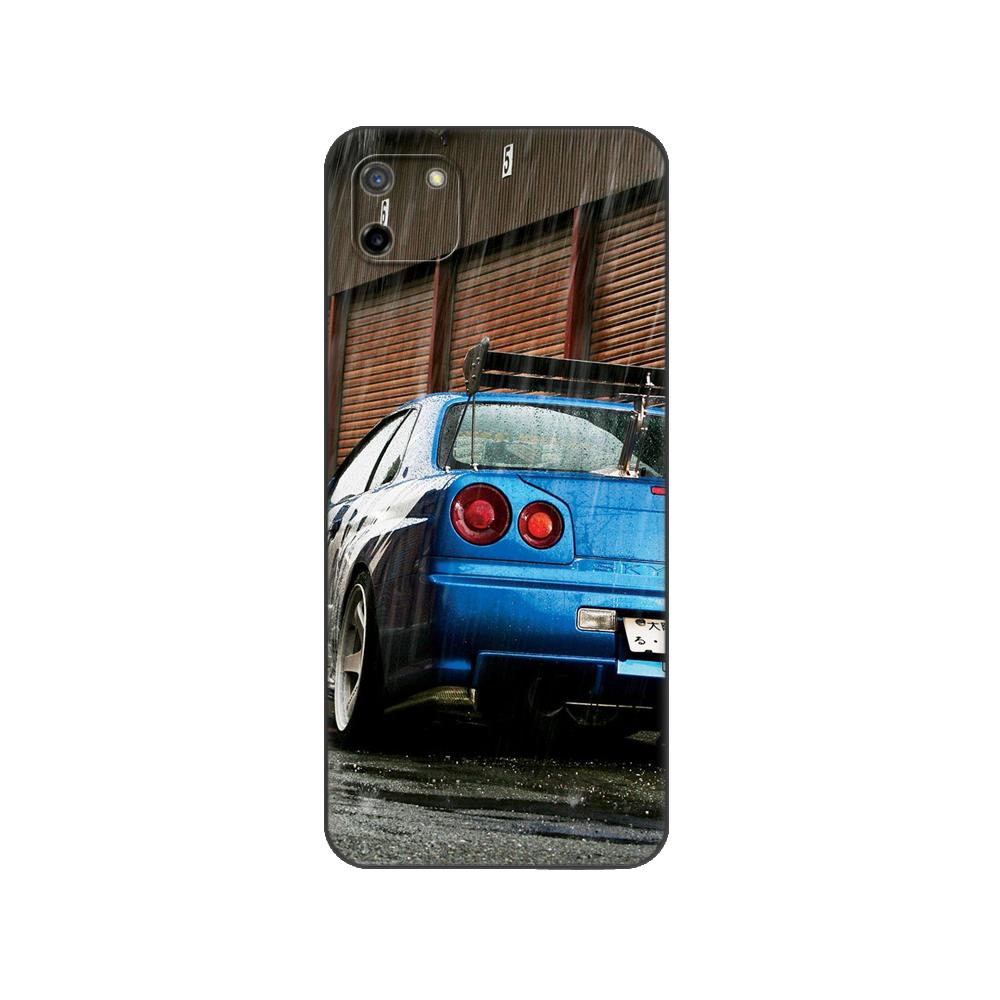 Black Tpu Case For OPPO Realme 8i C25 C25S C11 2020 2021 C20 C21 C21Y C25Y Back Cover Cool Sports Car Design