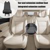 New Universal Car Seat Leg Support Pad Leather Memory Foam Seat Extender Leg Cushion Breathable Comfort Seat Cushion Long Drive