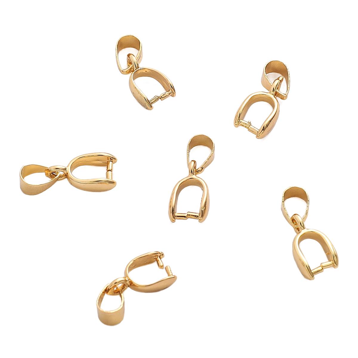 

Медная дынная пряжка, зажим для ремешка, подвеска для изготовления ювелирных изделий своими руками, аксессуары для рукоделия 7mm золотой