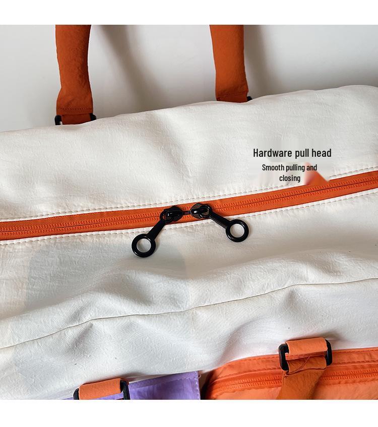 Korean Style Travel Bag - Large Capacity, Dry & Wet Separation, Ins Yoga & Swimming Storage for Short Trips