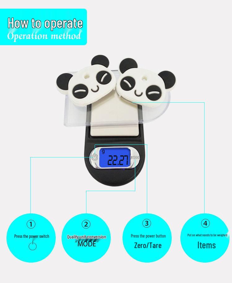 Mini High-Precision 0.01g Jewelry Electronic Scale - Portable Lighter Design