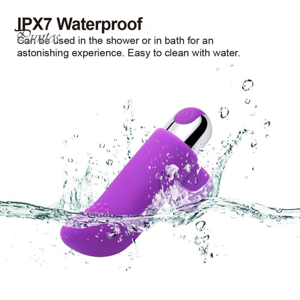 Puntos Women Sex Toy G Spot Massager Stick Silicone Finger Bullet Shape Dildo Vibrator