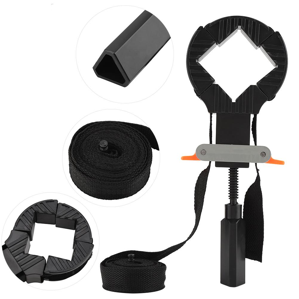 Fast Adjustable Band Strap 4 Jaws Corner Clamp for Picture Frame Woodworking Hand Tool