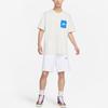 Nike Letter Pattern Print American Vintage Patchwork Pocket Loose Fit Round Neck Cotton Casual T-Shirt With Drop Shoulder Sleeves Men Tops FJ7681-030