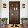 Oh No Not You Again Doormat Non-Slip Bath Kitchen Mat Bedroom Balcony Door Floor Entrance Carpet Rug
