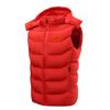 Autumn/Winter Windproof Sports Vest - Down Cotton Sleeveless Jacket for Football & Running Training