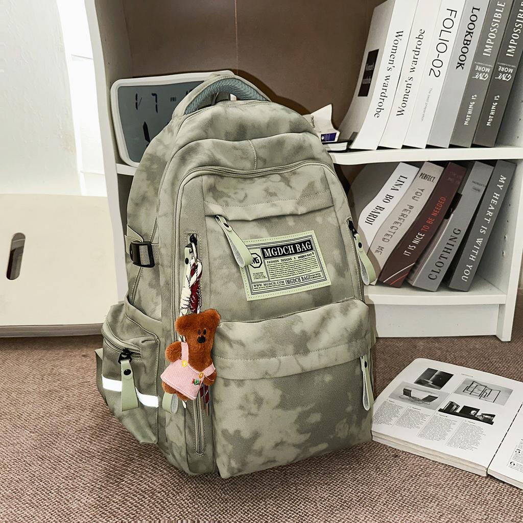 Schoolbag Backpack Girl ins Wind Student School Bag High School Female College High School Bag Large Capacity Backpack