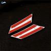 For Mercedes Benz S Class W222 2014 2015 2016 2017 2018   2pcs ABS Chrome Car Tail Strips Sequ Decoration Trim