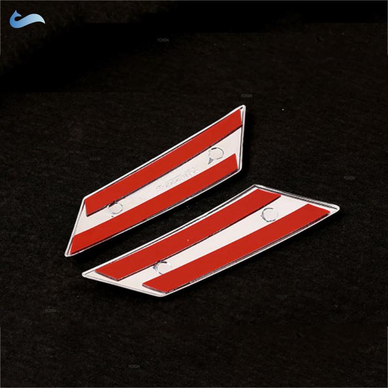For Mercedes Benz S Class W222 2014 2015 2016 2017 2018   2pcs ABS Chrome Car Tail Strips Sequ Decoration Trim