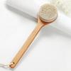 Wooden Long Handle Boar Bristle Bath Brush