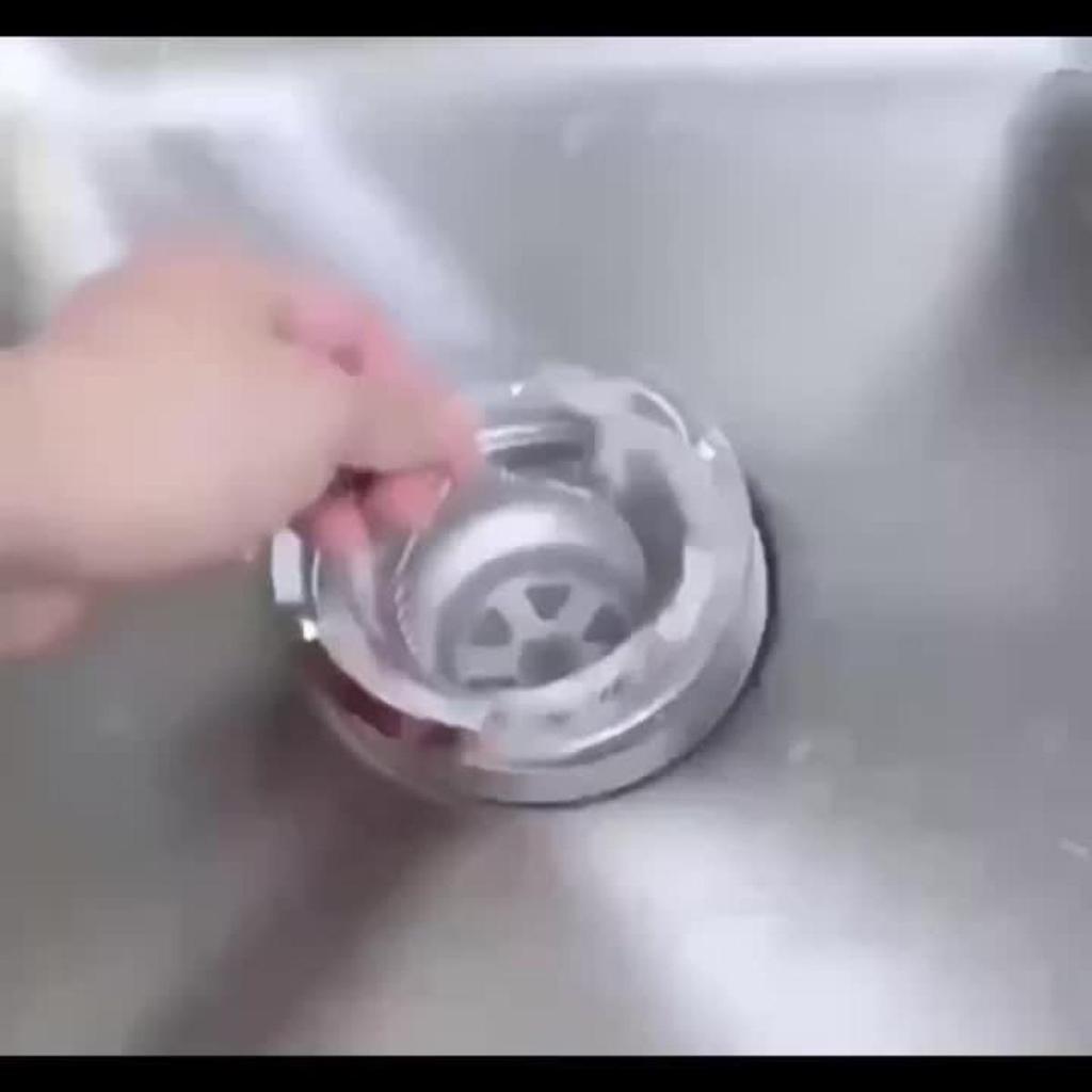 Stainless Steel Sink Filter with Handle - Rust Proof and Anti Clogging Mesh Filter, Suitable for Kitchen and Bathroom Sinks