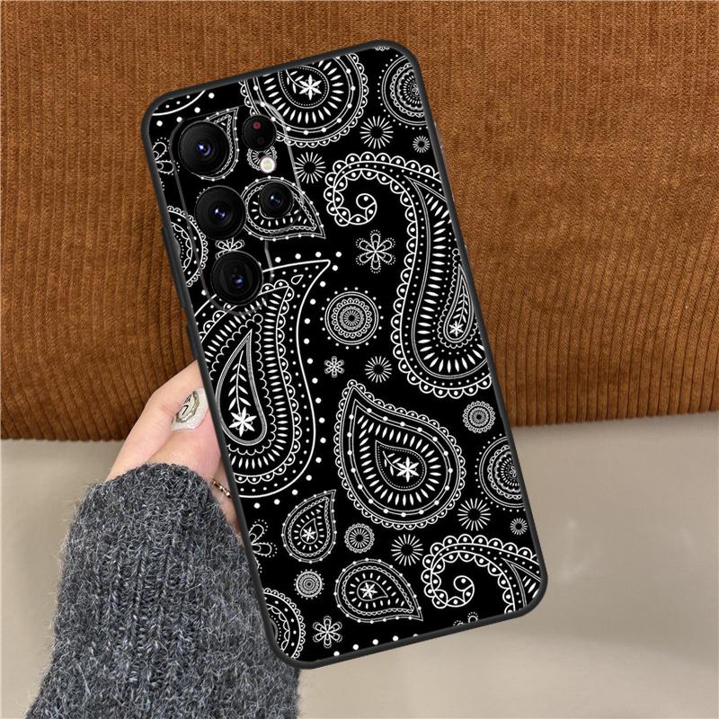 Paisley Bandana Phone Case For Samsung Galaxy S25 Ultra S9 S10 Plus S20 FE S21 S22 S23 S24 Ultra Back Cover