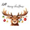 DIY Layout Stickers Christmas Reindeer Static Window Cling No‑Glue Winter Cute Elk Glass Sticker Indoor Outdoor Decor Waterproof PVC Merry