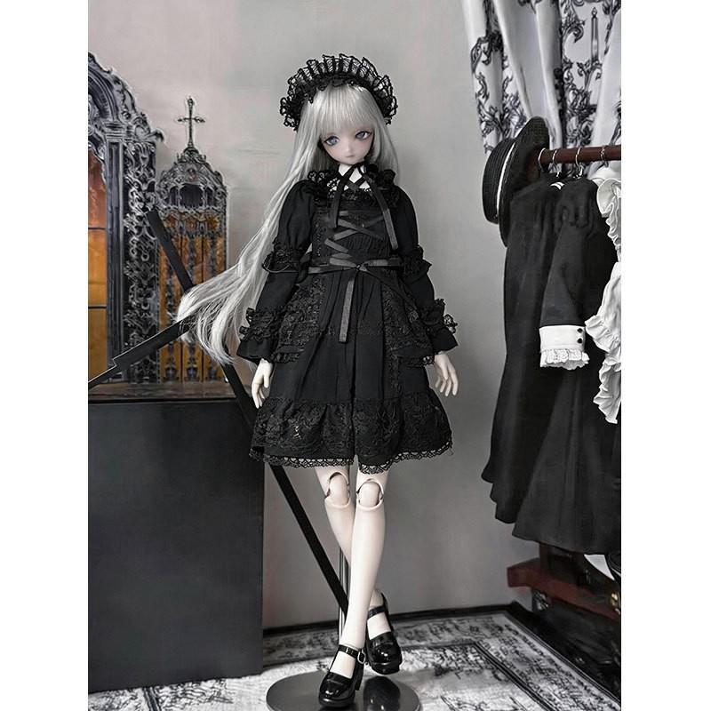 Bjd Doll Clothes 1/3 1/4 1/6 Scale Dolls Lolita Dress Skirt Set 30cm 45cm 60cm Fashion Outfit