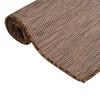 Outdoor Rug - VIDAXL - 200x280 Cm - Brown - UV Resistant - Flat Weave