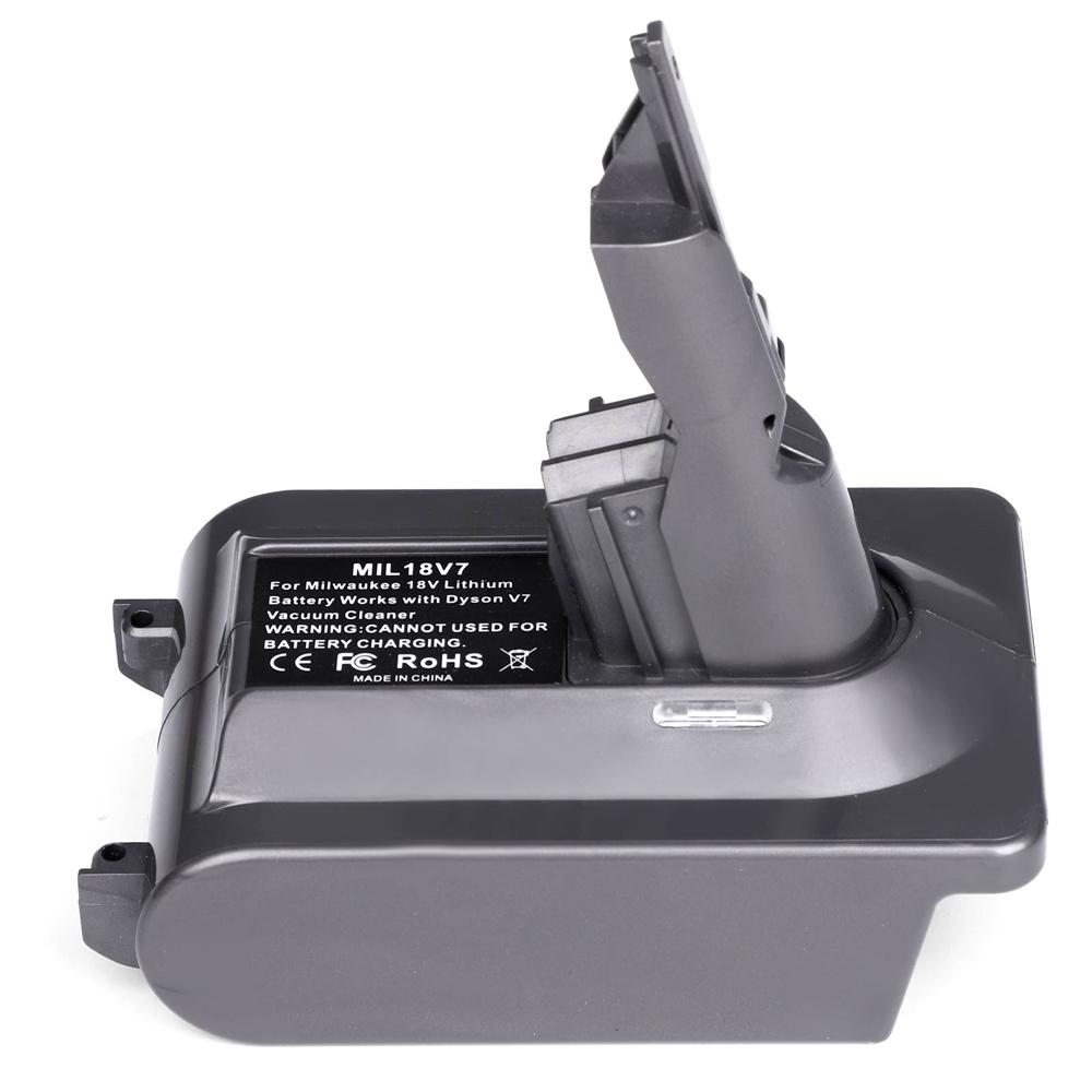 Battery Convert Adapter For Milwaukee M18 Li-Ion Battery Convert To For Dyson V7