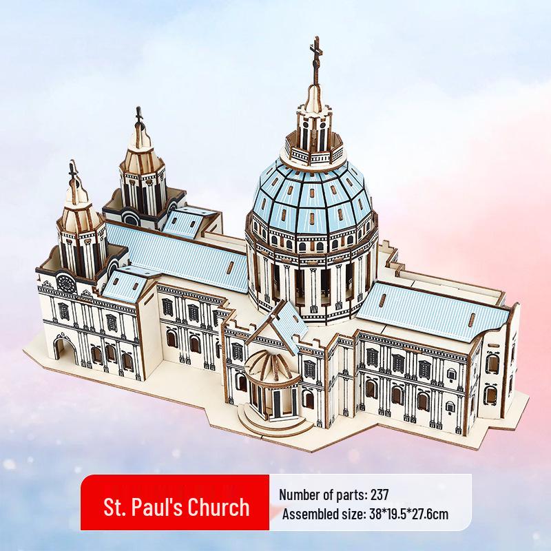 3D Wooden Ferris Wheel Puzzle - Educational DIY Gift for Kids