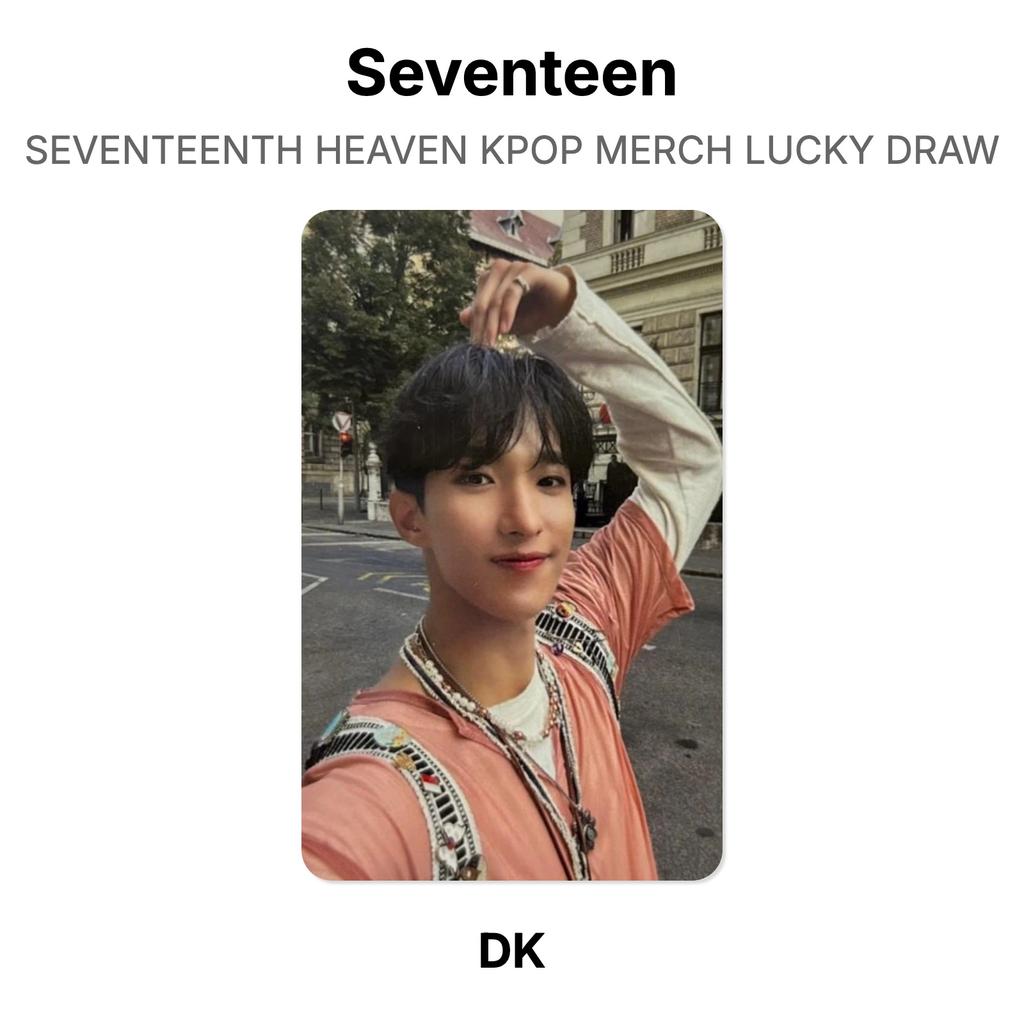 Seventeen SEVENTEENTH HEAVEN KPOP MERCH LUCKY DRAW Official Photocard