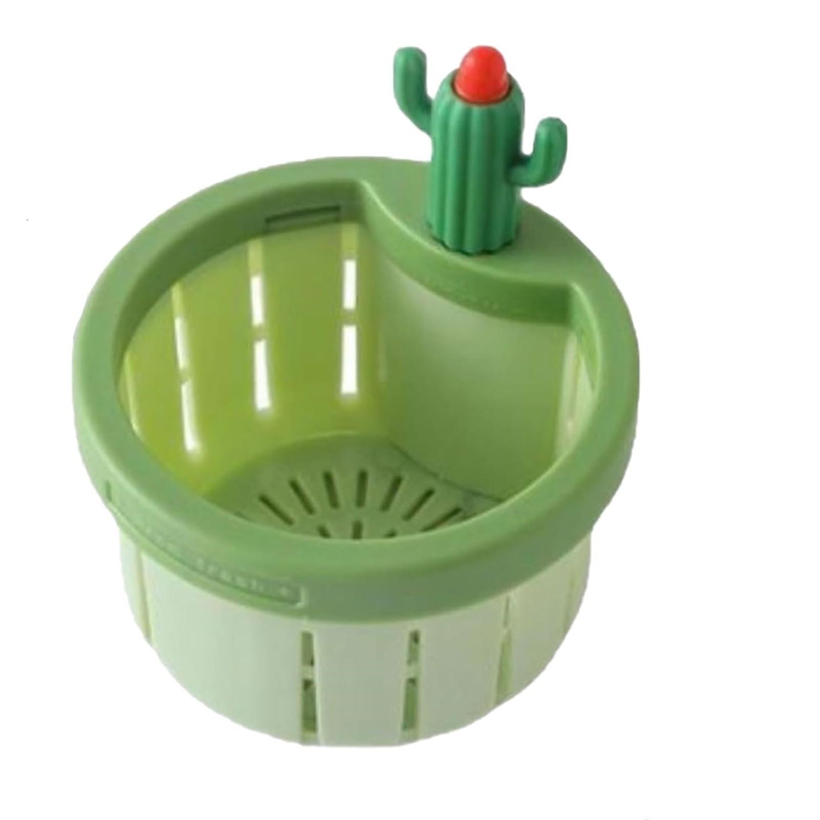 

Многофункциональные защитные приспособления для раковины с корзиной для автоматического сброса пресса, фильтром для сбора кухонных отходов Cute Cactus, универсальным пластиковым сливным фильтром One Size