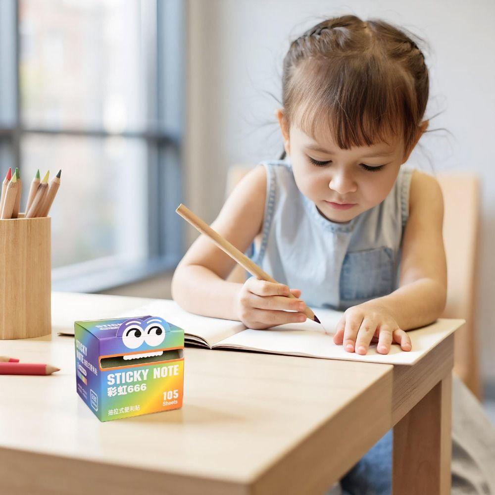 105 Sheets Korean Style Sticky Notes Message Stickers  for Office School Supplies Stationery