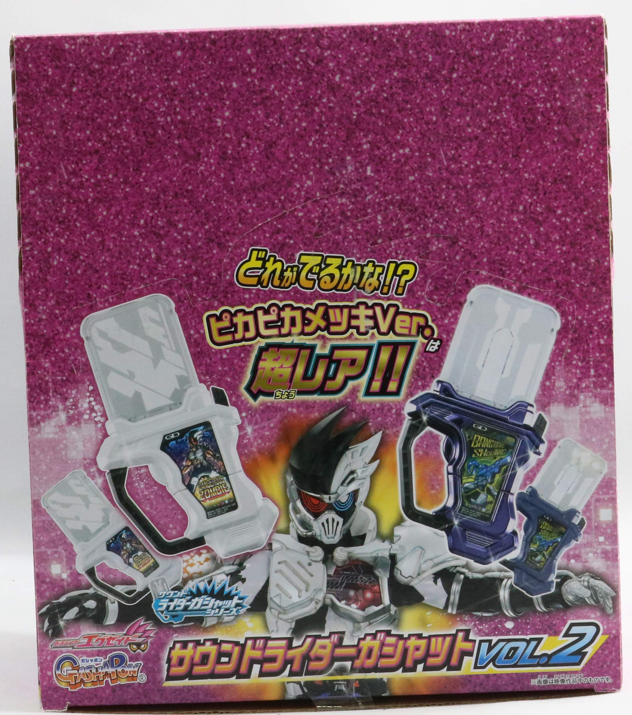 

Kamen Rider Sound Rider Gashat BOX Все 4 типа 12 коробок Ex-Aid VOL.2