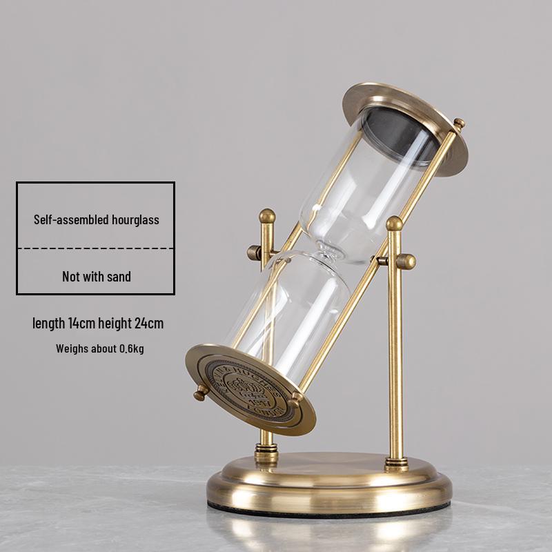Moderní minimalistické přesýpací hodiny: Sestavitelná luxusní písková dekorace, Stolní ozdoba s tekutým pískem, Kreativní dárek k narozeninám.
