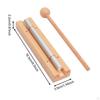 Hand Chime Bell Musical Instrument Energy Mallet Included for Meditation School Classroom