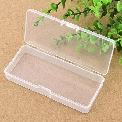 1 Stück Transparente Kunststoff-Aufbewahrungsbox Rechteckige Hülle Für Soßenflasche Obstgabel Schmuck Leere Aufbewahrungsbox Für Küchenzubehör