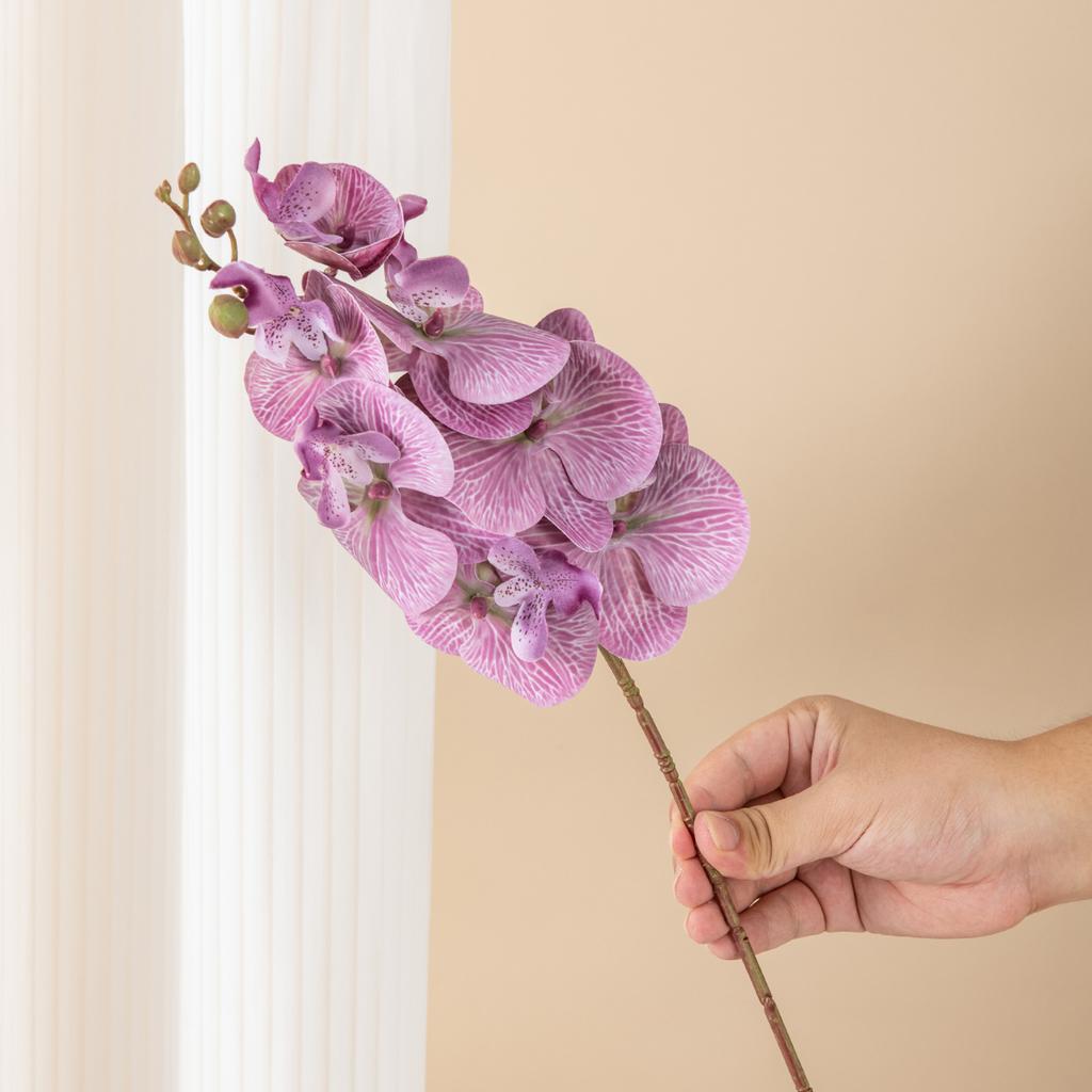 Silk Artificial Flower moth orchid Home Room Vase Table Decor Wedding Bridal Bouquet Outdoor Garden Wreath Party Diy Gift Props