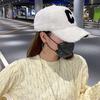 Y2k Teens Baseball Cap with Embroidery C Letter Outdoor Leisure Duckbill Cap Woman Camping Cycling Plush Duckbill Cap