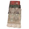 Cashew pattern long jacquard ethnic style vintage fringed shawl, dual-use scarf for women, warm travel cape