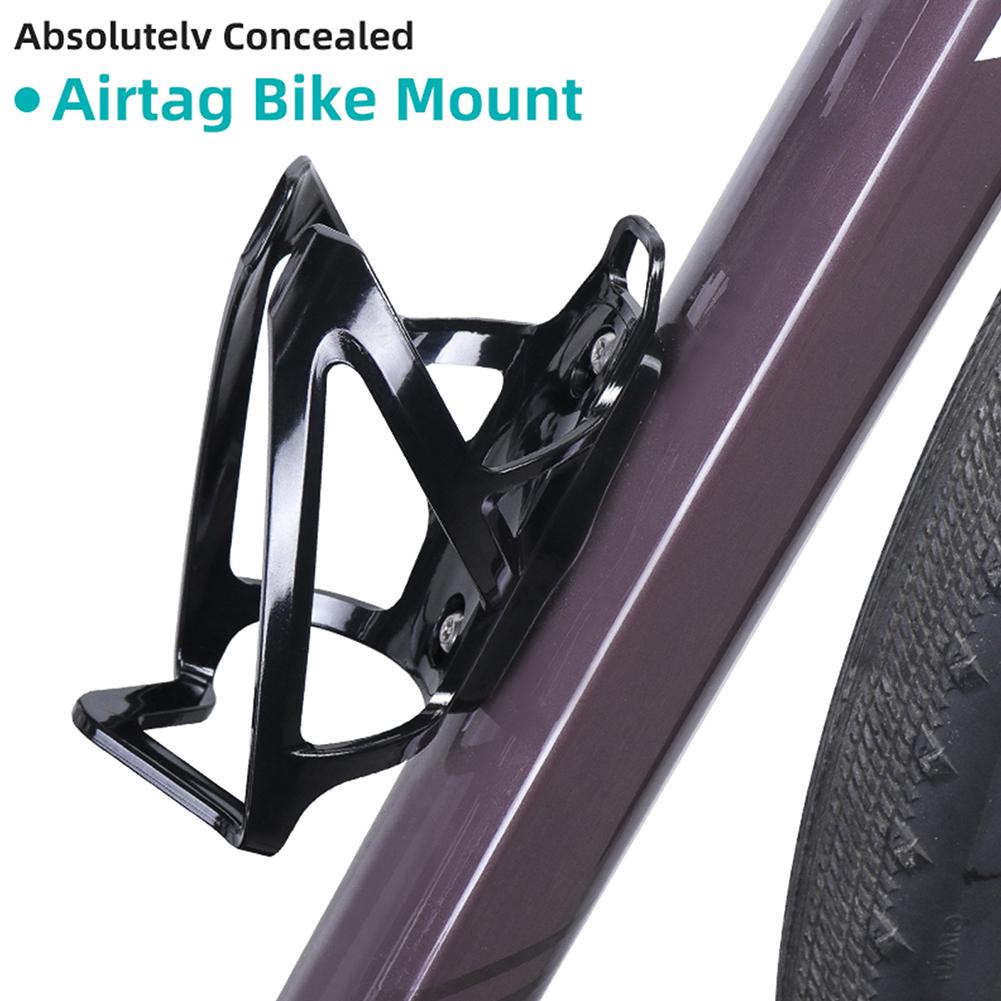 Anti-Lost Protective Bottle Case Universal Bike Water Bottle Bracket Scratch-Proof Bike Bottle Tracker Cage for Apple AirTag