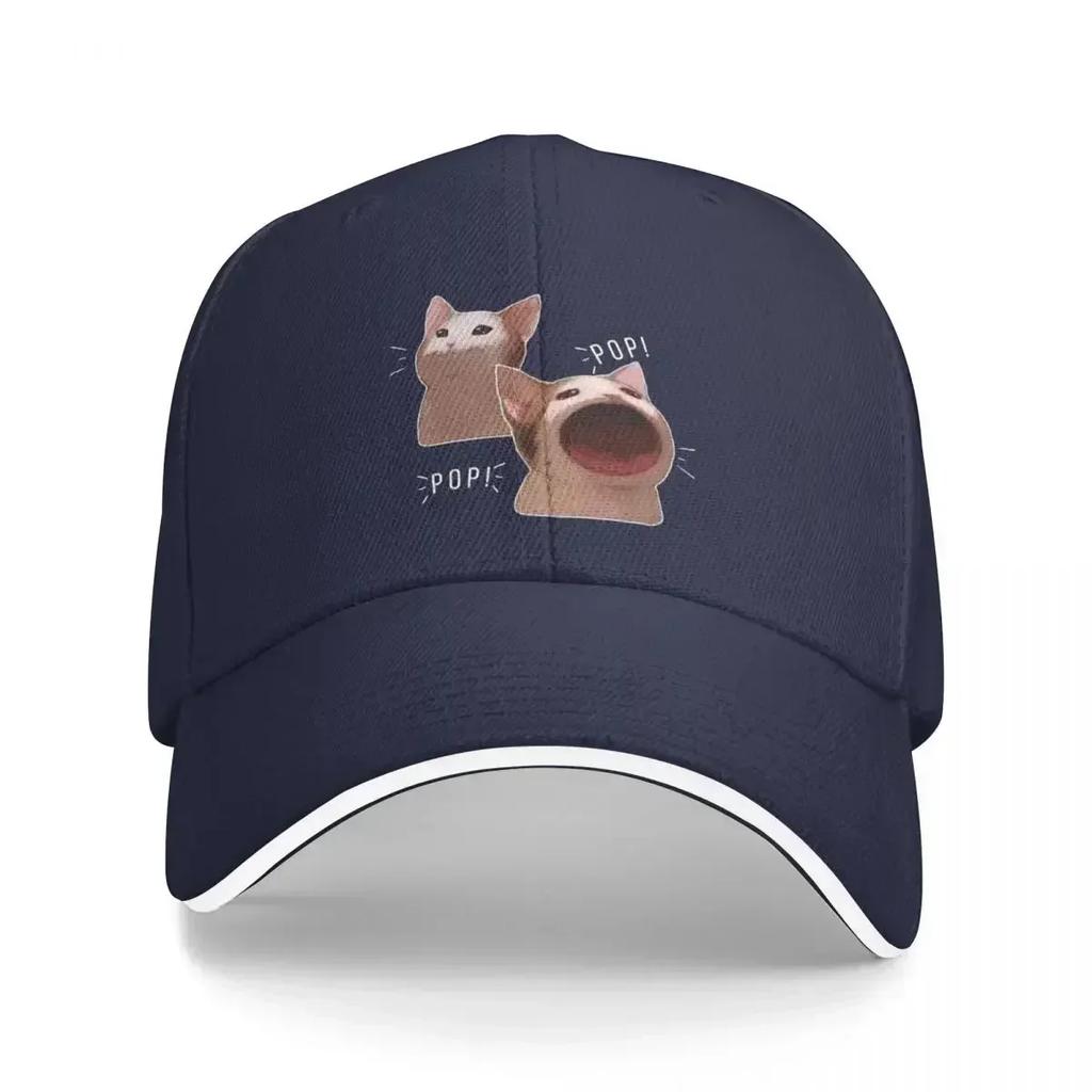 Popcat Baseball Cap Christmas Hat Hat Unisex Luxury Sun Hats For Women Unisexs