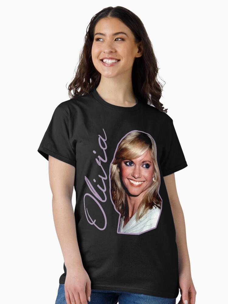 Olivia Newton John Enkele Naam Klassiek T-shirt