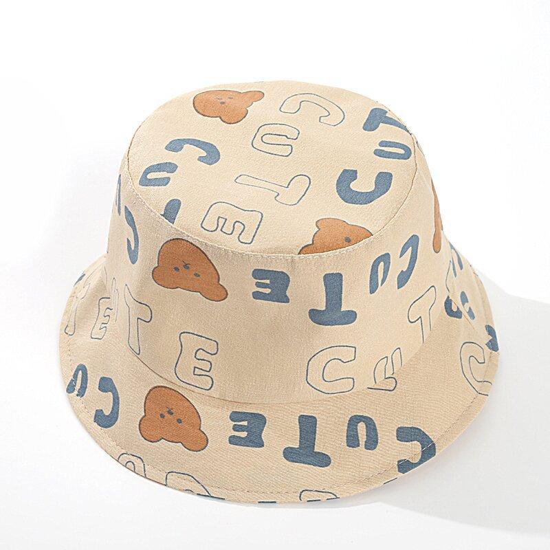Spring And Summer Baby Hats - CUTE Cute Bear, Sweet Little Boy s Fishing Hat For Sun Protection, Cap Style Hat circumference 48 cm