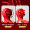 Adjustable Vibrating Cock Ring Penis Rings Vibrator with Rose Clitoral G-spot Vagina Stimulator Delay Ejaculation Remote Control Adult Sex Toy for Men
