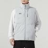 Under Armour Solid Color Stand Collar Outdoor Running Casual Down Vest Unisex Vest Gray 23600803-009