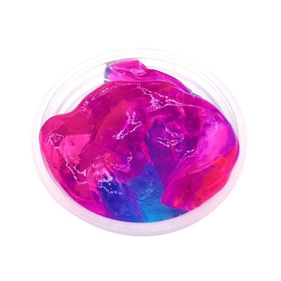 Multicolor Clear Crystal Slime Squishy Stretchy Clay Stress Soulage le jouet pour enfants